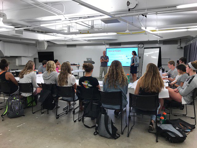NUforLife's tweet photo. #ICYMI we had a great bootcamp session last night w/ @gregglatterman &amp; @eharburg re: reflecting on life path can help us discover our goals https://t.co/v2LYGg90ff
