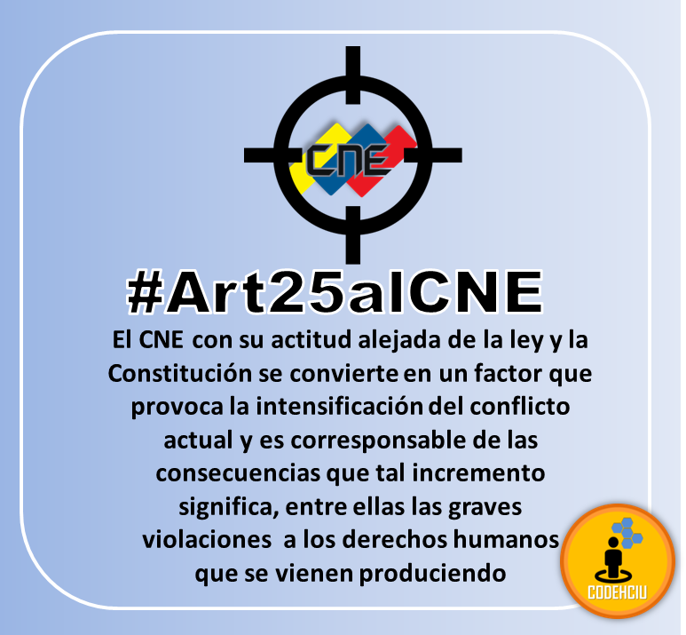 Debemos alzar nuestras voces y defender nuestra Constitución frente a la dictadura. #Art25alCNE #NoALaConstituyente
