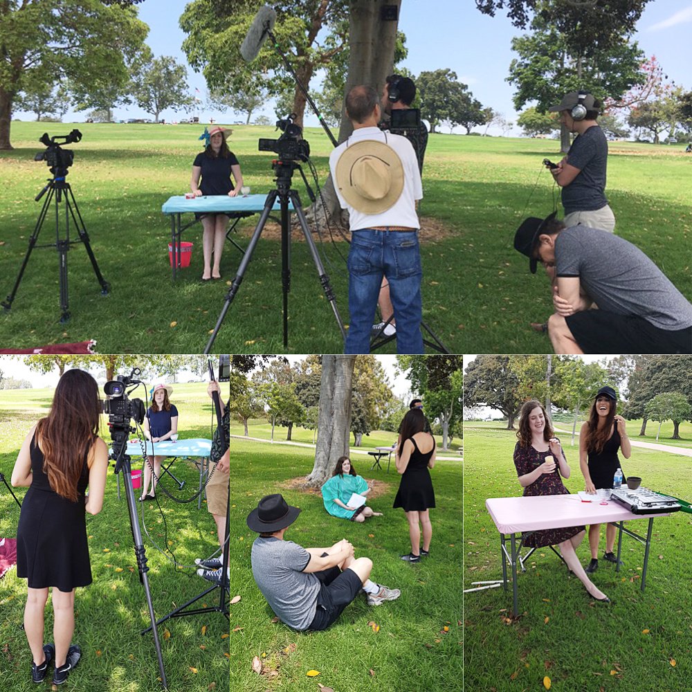 sgbosley's tweet photo. BTS from "First Time" comedy series coming to @YouTube! Directed by @adriyed7 Produced by @WitTwisted  DP @sgbosley #filmmaking  #setlife https://t.co/80vw86bZYc