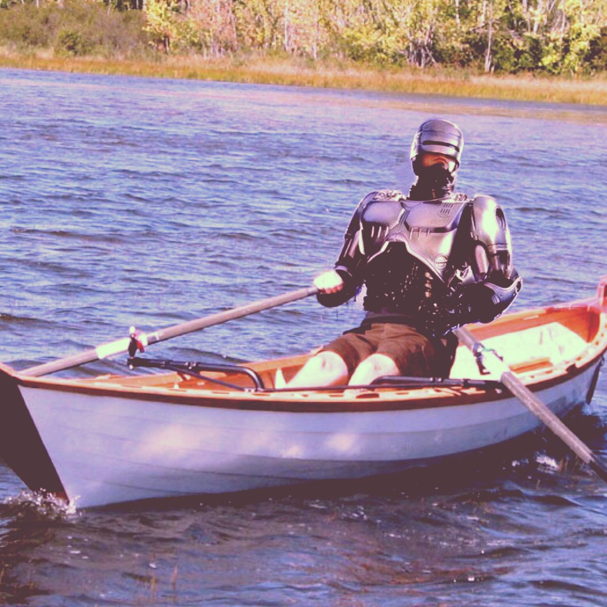 occams_laser_'s tweet photo. Robocop has just turned 30! However my creation 'Roboatcop' is still in his infancy ;) #Robocop #RoboCop30 https://t.co/r3FiUDEmhZ