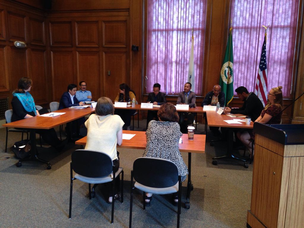 IntCentWorc's tweet image. Our first meeting today is with Dr. Matilde Castiel and Ms. Jayna Turchek. Both are employees for the City of Worcester.