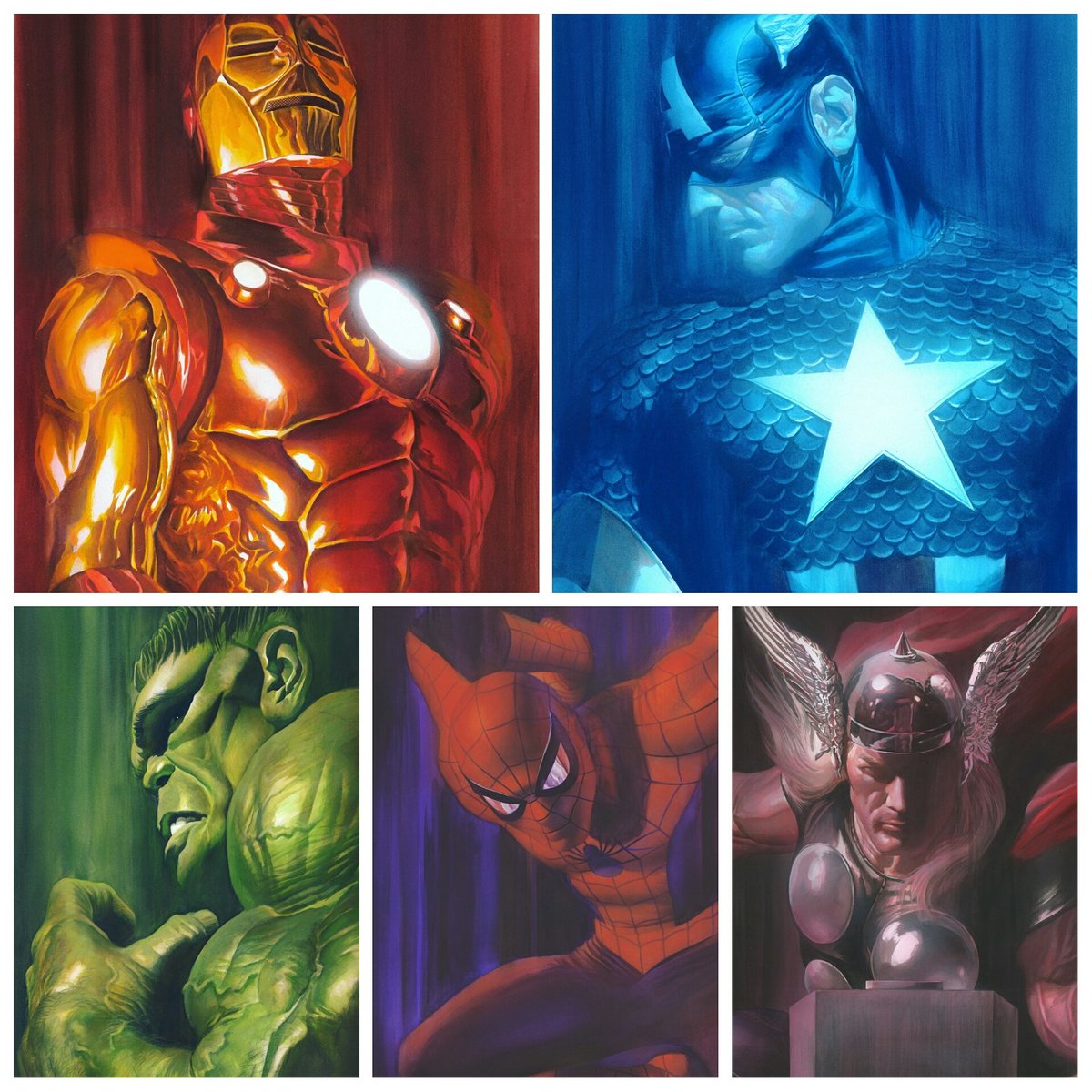 #shadows #marvel #collection #alexross #art