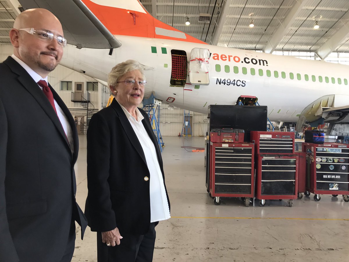GovernorKayIvey's tweet photo. Aerospace continues to be an important part of AL's economy. It was great to hear about the work at Commercial Jet in Dothan. https://t.co/Pelwr8swEE