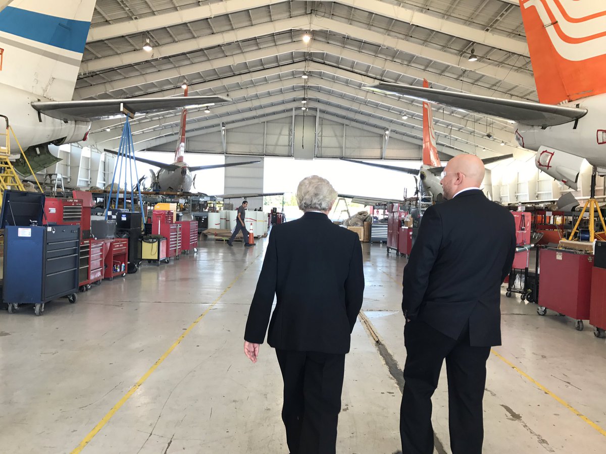 GovernorKayIvey's tweet photo. Aerospace continues to be an important part of AL's economy. It was great to hear about the work at Commercial Jet in Dothan. https://t.co/Pelwr8swEE