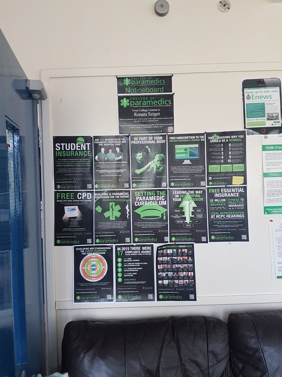 MissRen78's tweet photo. Market Harborough board updated! @ParamedicsUK @cop_eastmids #collegeofparamedics #areyouamember? #joinus https://t.co/346hbuAMnh