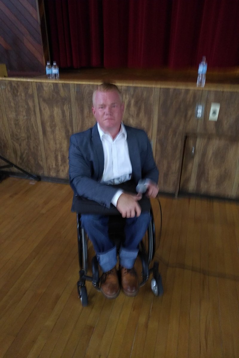 RetiredDChief's tweet photo. Jeff Adams, Canadian Paralympian and 6 time World Champ, shares his inspiring story at @DRPS YIP Forum #WorldClassAthlete #WorldClassPerson https://t.co/ci2VRUJkiZ