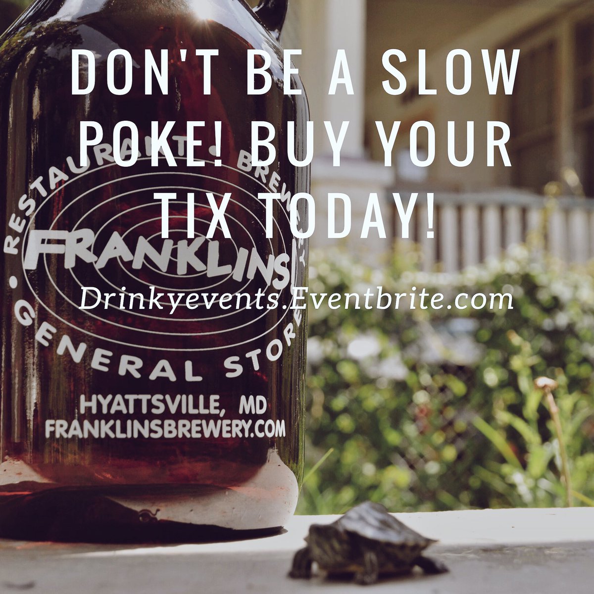 Don't be like the turtle! Join us July 25th!!

#beer #food #dcevents #washingtondc #tasting #craftbeer #foodie #fun #foodandbeer #datenight