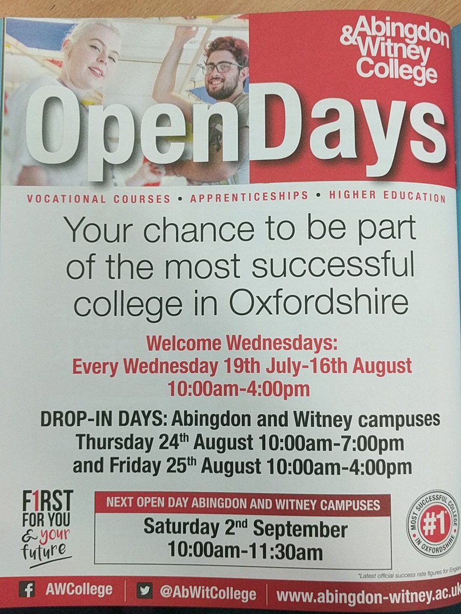 All our upcoming dates for your diary on one handy page! Thanks <a href="/pickmagazine/">Pick Magazine</a> #Abingdon #Witney