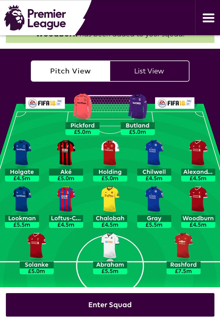 Jack_Moxley's tweet photo. Someone has to give the youth a chance... @premierleague @Squawka @SkySportsPL £24 million spare 👀 #fantasypremierleague #thepotentials https://t.co/4HLQypWgap