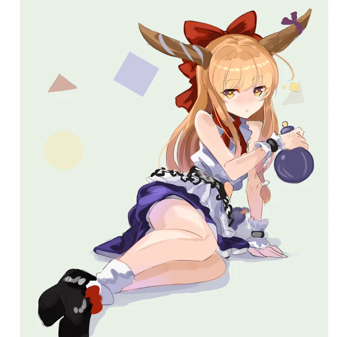 萃香^^#深夜の真剣お絵描き60分一本勝負 
