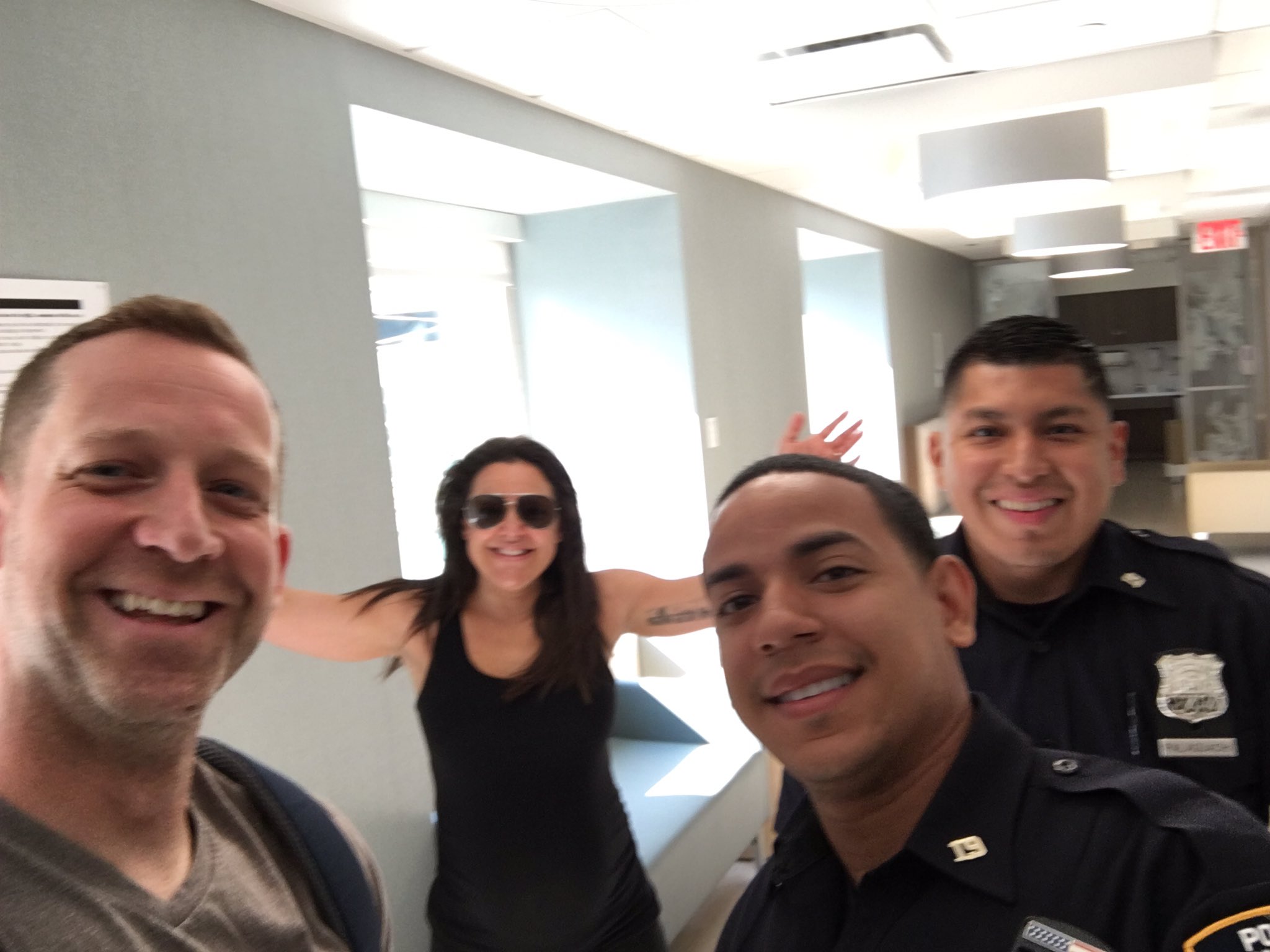 NYPD 19th Precinct on Twitter "Flagged down by a mother in labor