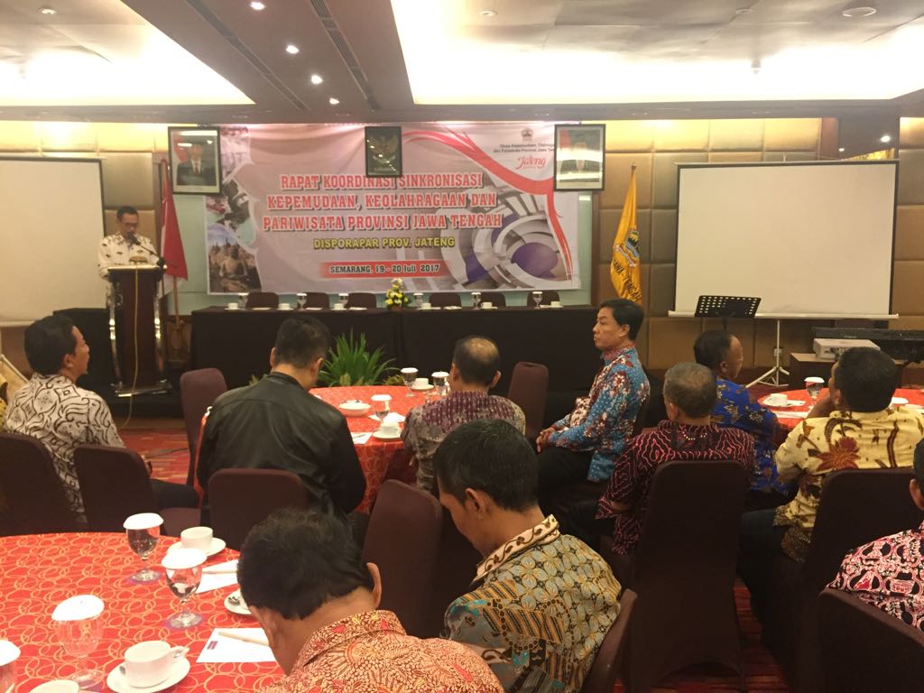 Mlm ini berlangsung koordinasi sinkronisasi program kepemudaan, olhraga&amp; pariwisata di Provinsi Jawa Tengah #jatenggayeng #visitjawatengah 😀