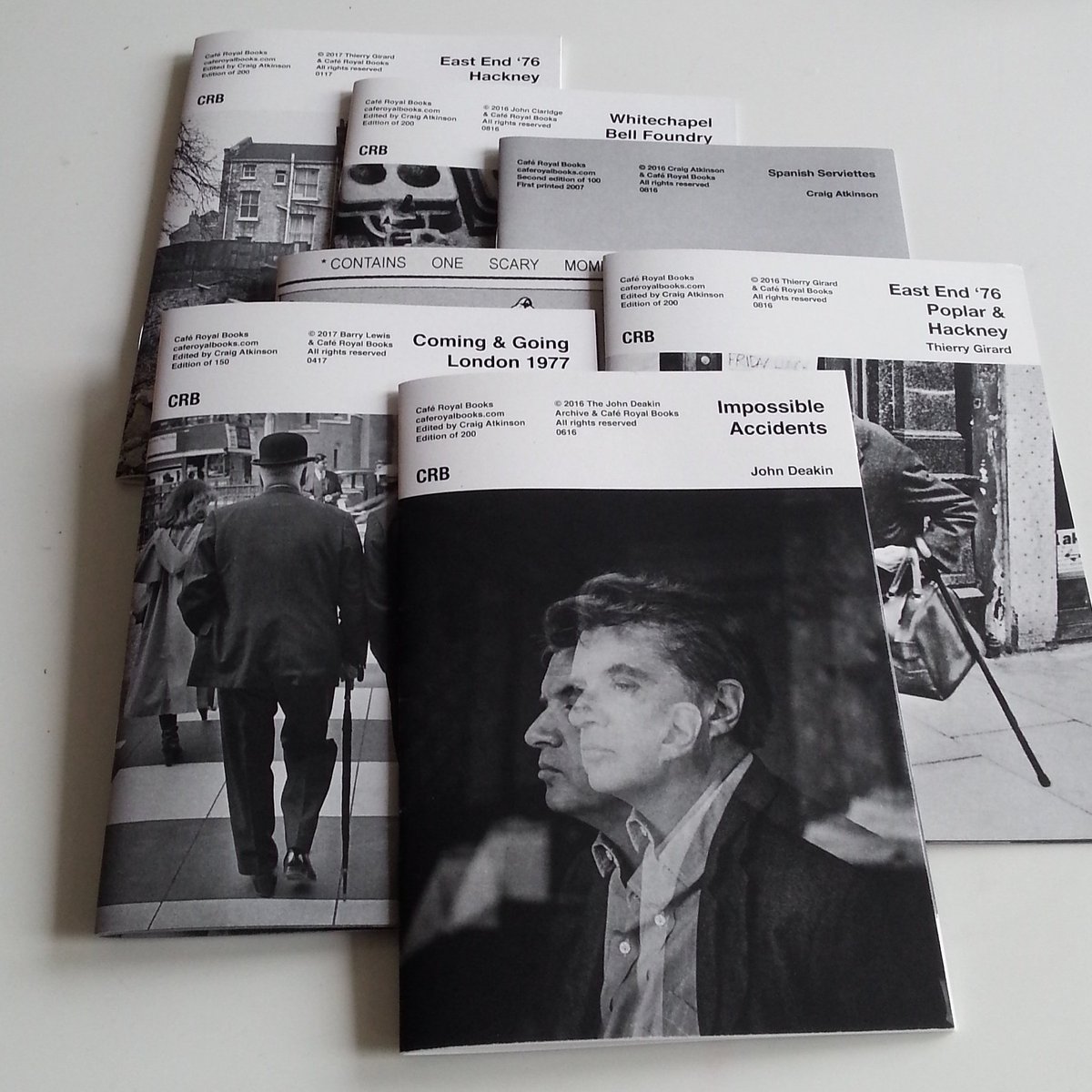 Great bunch of books came today from <a href="/craigatkinson/">Craig Atkinson</a> <a href="/caferoyalbooks/">Café Royal Books</a> great stuff john deakin book fab and others fab #johndeakin #soho