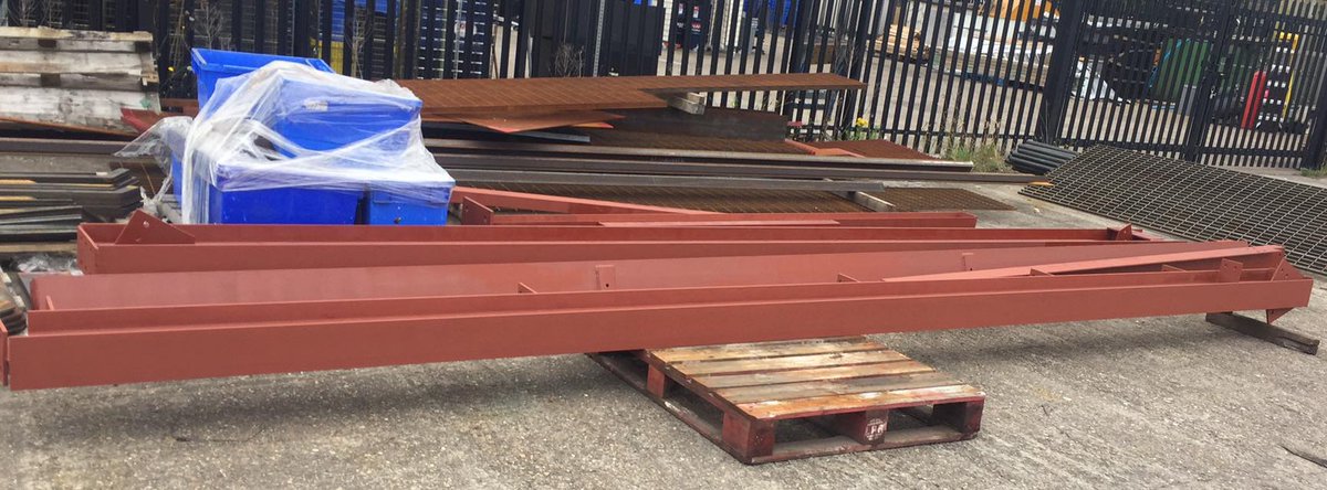 GWH_FABRICATION's tweet photo. Red oxide painted structural steel work 
•Manufactured to British safety standards 
#StructuralSteel #CE https://t.co/1o7u9l8el8