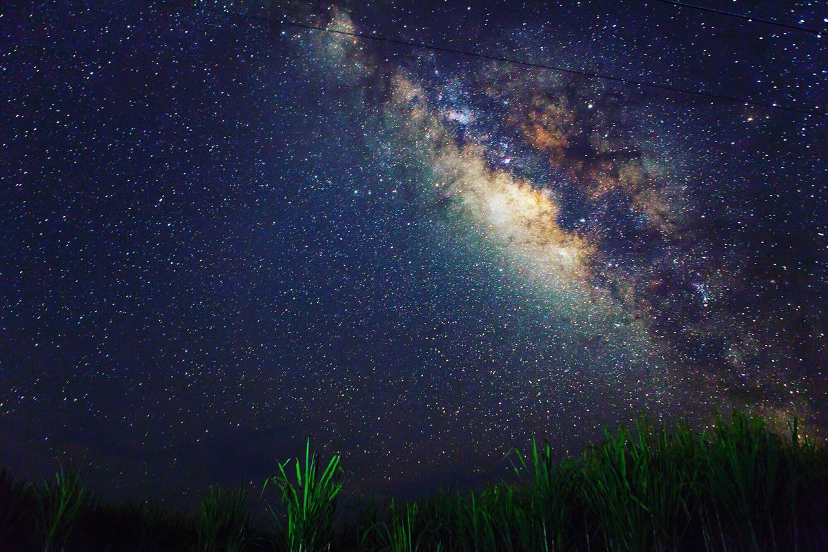 宮古島ファン Twitter પર スペイシーな天然プラネタリウム しいて言うなら選択ミスで電線入っちゃっいました 星空フォト 星空写真 夜景写真 宮古島
