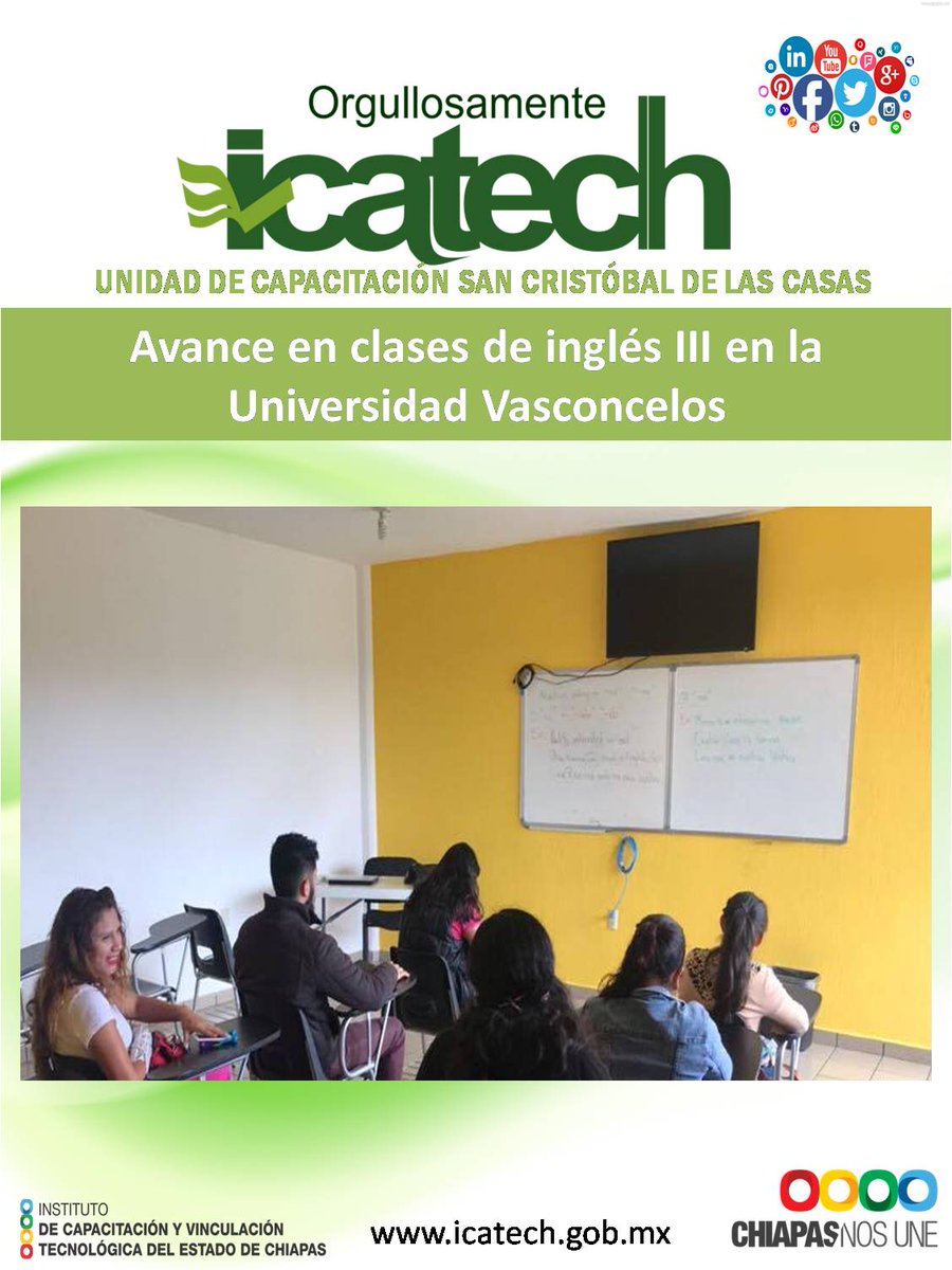 IcatechOficial's tweet photo. El @ICATECHSanCris trabajando bajo la Dirección de la Lic @dulsillo #OrgullosamenteICATECH https://t.co/2SfzmITG6t