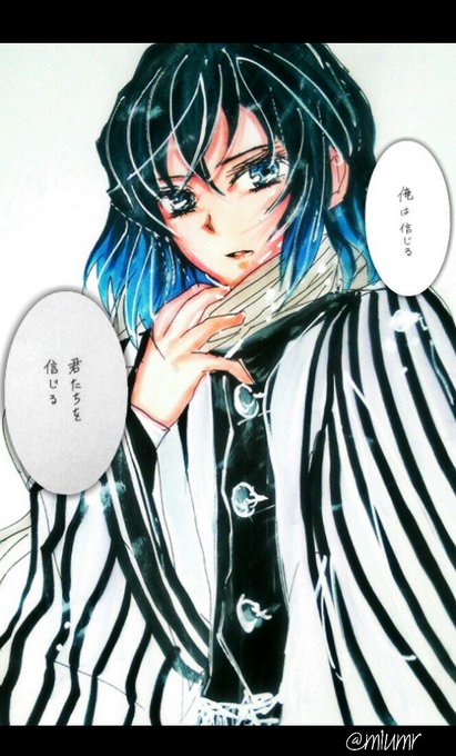 華さんがTwitterに投稿した嘴平伊之助(鬼滅の刃)のイラスト。