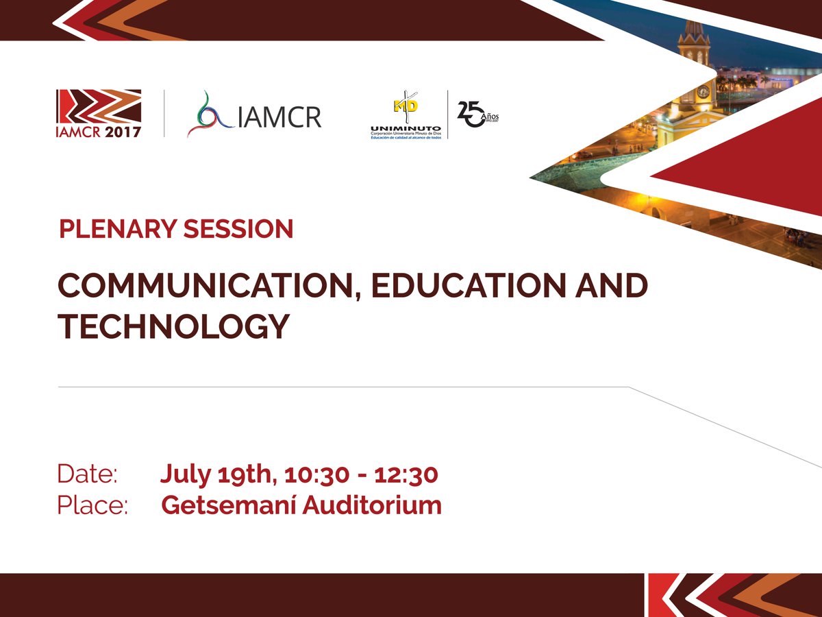 IAMCR2017's tweet photo. Plenary Panel: Communication, Education and Technology at moments in @IAMCR2017 https://t.co/yfLmlbxwZY