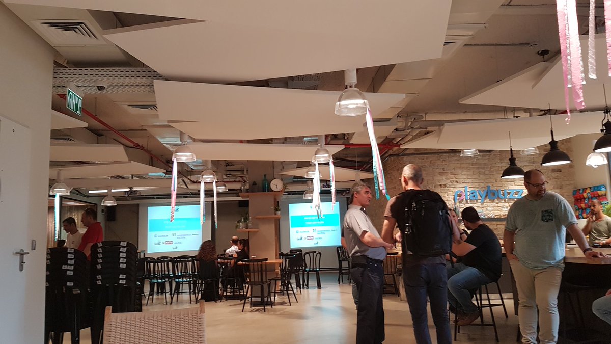 The meetup room at the playbuzz office.