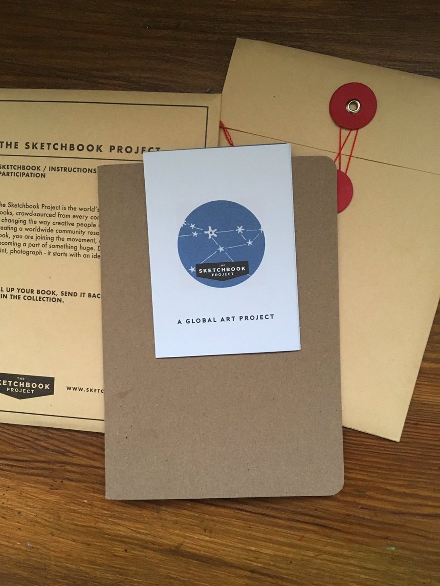 Our last home ed project together! <a href="/sketchbkproject/">Brooklyn Art Library / The Sketchbook Project</a>