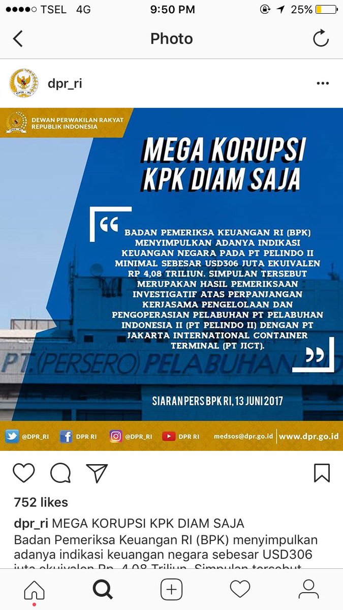 gala_lima's tweet photo. Akun IG resmi @DPR_RI post kok ky gini?  @gm_gm @KemensetnegRI @setkabgoid @PartaiSocmed @TsamaraDKI @habibthink @addiems @zuhairimisrawi https://t.co/0cgPu3eAuF