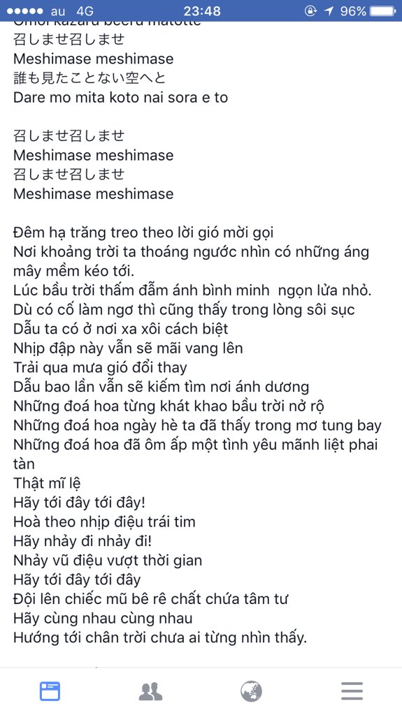 ベトナム語に翻訳してくれた Hashtag Pa Twitter