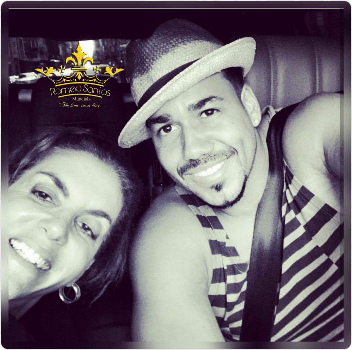 romeosantosCR's tweet photo. Leila Cobo paseando junto a nuestro héroe favorito Romeo Santos escuchando #Golden https://t.co/LPAzMGQfJD
