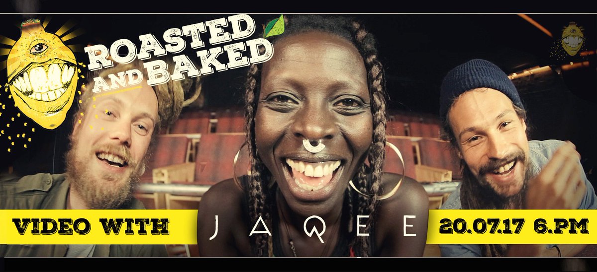 RoastedAndBaked's tweet photo. A new Header a day keeps the doctor away! #New #Video tomorrow 6PM w/ @jaqeemusic ! #Lemonize #YouTube #reggae #Berlin #music #FlyHigh https://t.co/kZdLw6G67p