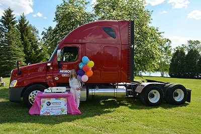 WomenInTrucking's tweet photo. Check out the "I ❤️ Trucking" Photo Contest Finalists! https://t.co/Hz3J7W6cKM Thanks to all for the fun, creative, birthday-themed photos! https://t.co/YvPv95LTrJ