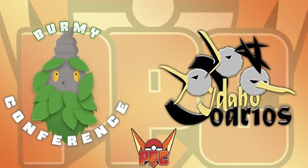 PremierPokemon's tweet image. First up in the Burmy Conference is Lukey's man crush, WyWy! AKA @Typhaonn, coach of the edgy Idaho Dodrios!