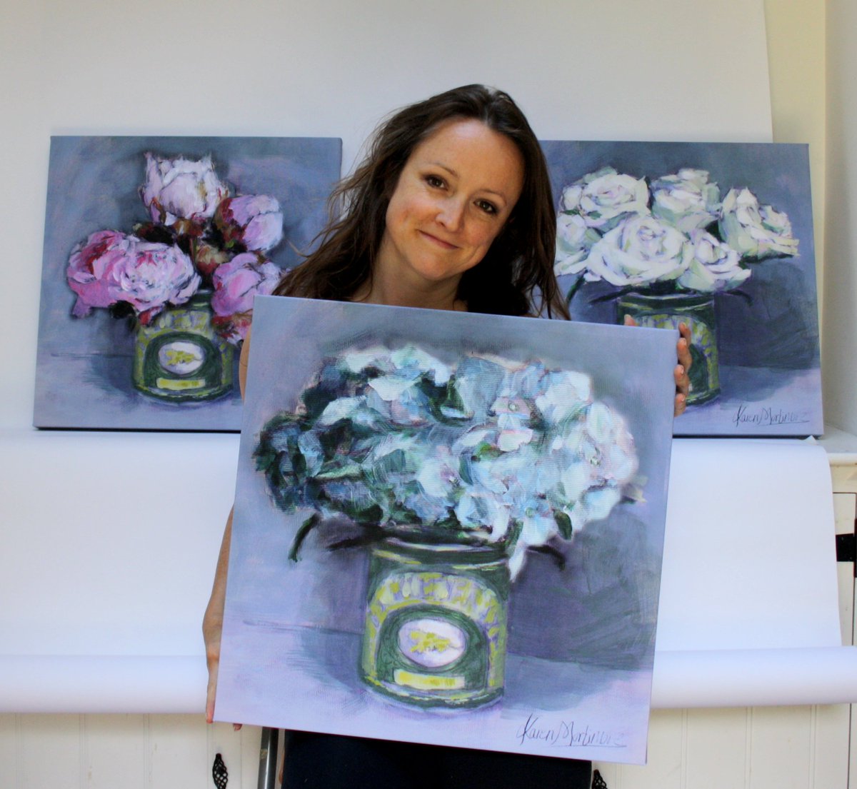 KMortimore's tweet photo. Excited! New box canvas prints for @ThreeWaysHouse home of #thepuddingclub soon to be available via @bobacollection, 50cm #flowersinsyruptin https://t.co/dMUYG0hQ8O