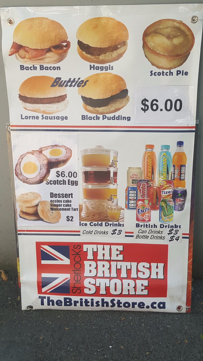 #surreybc #fusionfest Come and taste our Famous Bacon Buttie &amp; Haggis at the #scotland 🏴󠁧󠁢󠁳󠁣󠁴󠁿Pavillion this weekend @thebritishstore.ca
