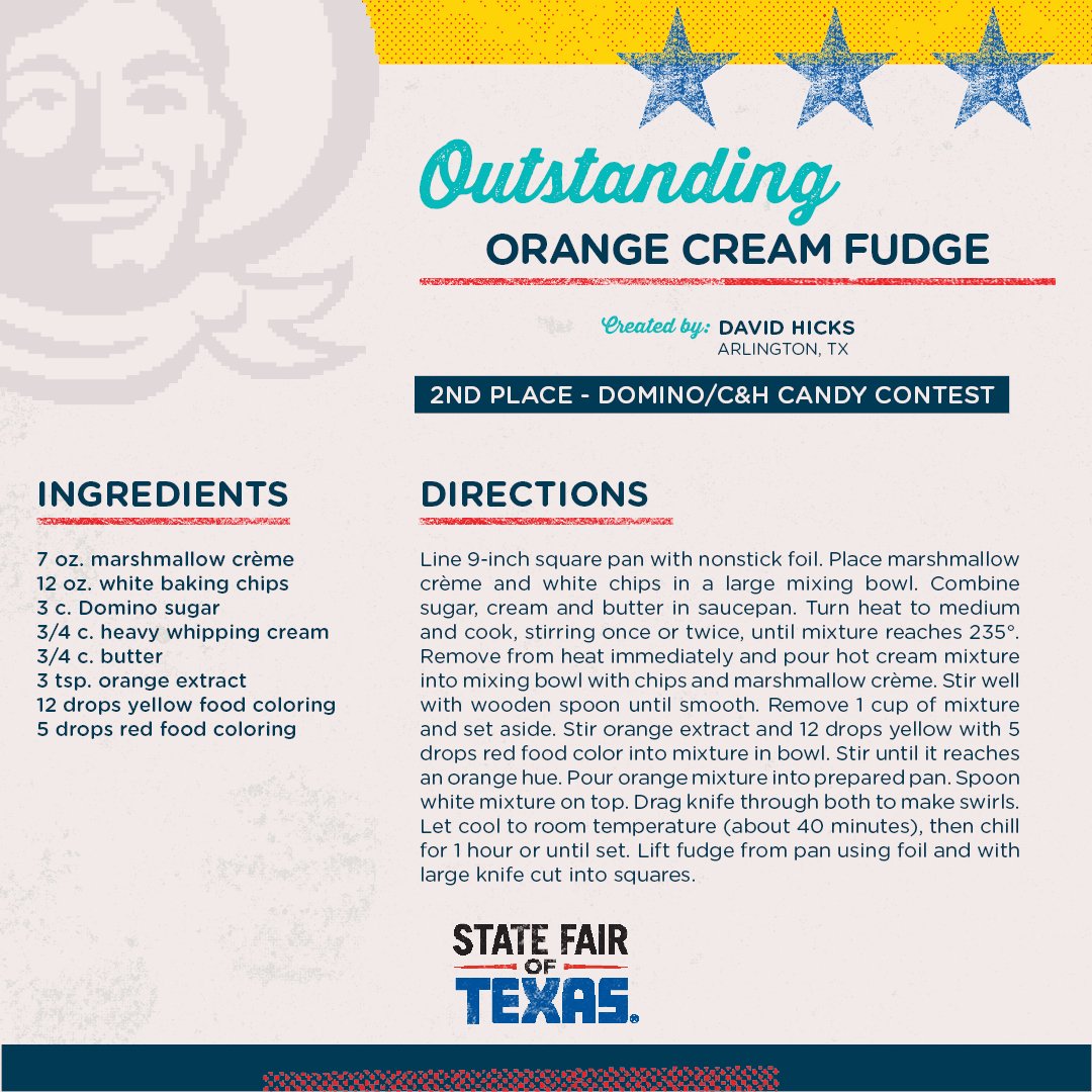 StateFairOfTX's tweet photo. Are y'all enjoying summer?! Make this tasty treat with the kiddos and ENJOY! #StateFairofTx https://t.co/ZDjpHg8an2