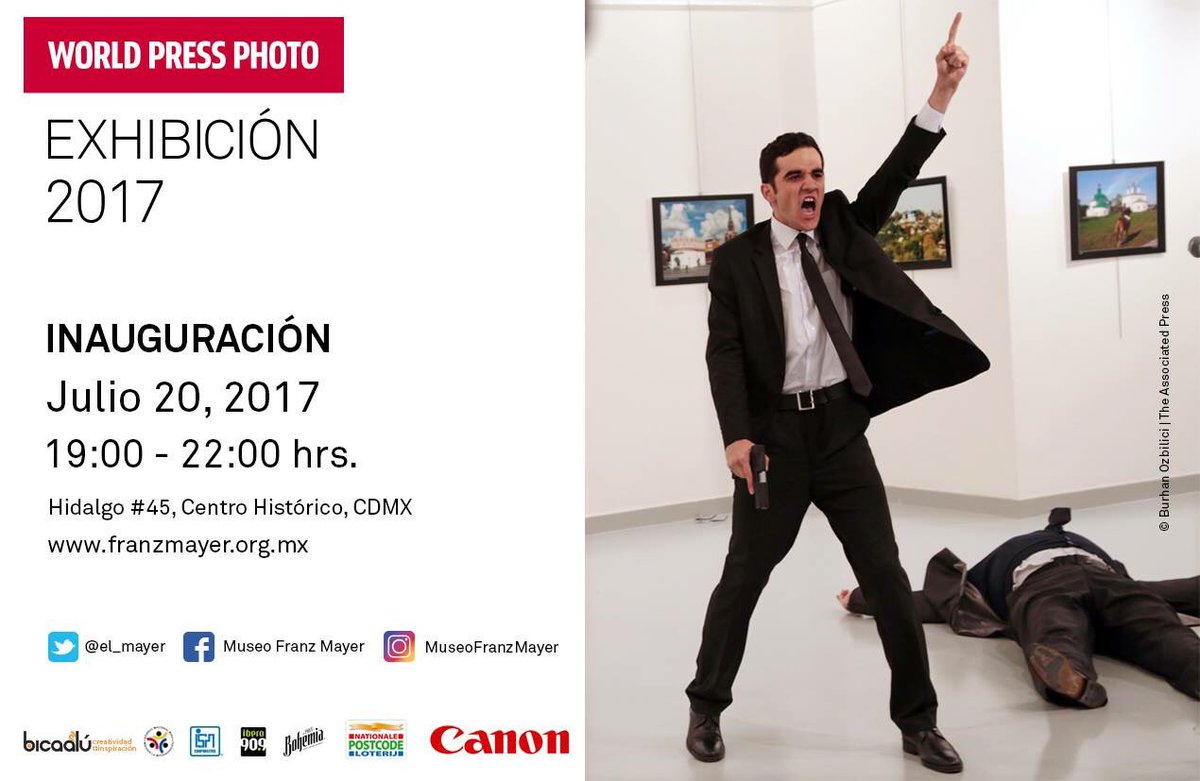 artindf's tweet photo. #Inauguración: World Press Photo 17 en el Museo Franz Mayer @el_mayer.
20 JULIO 7 PM #WPPHOTO #ARTINDF https://t.co/bZY8iTaTeX