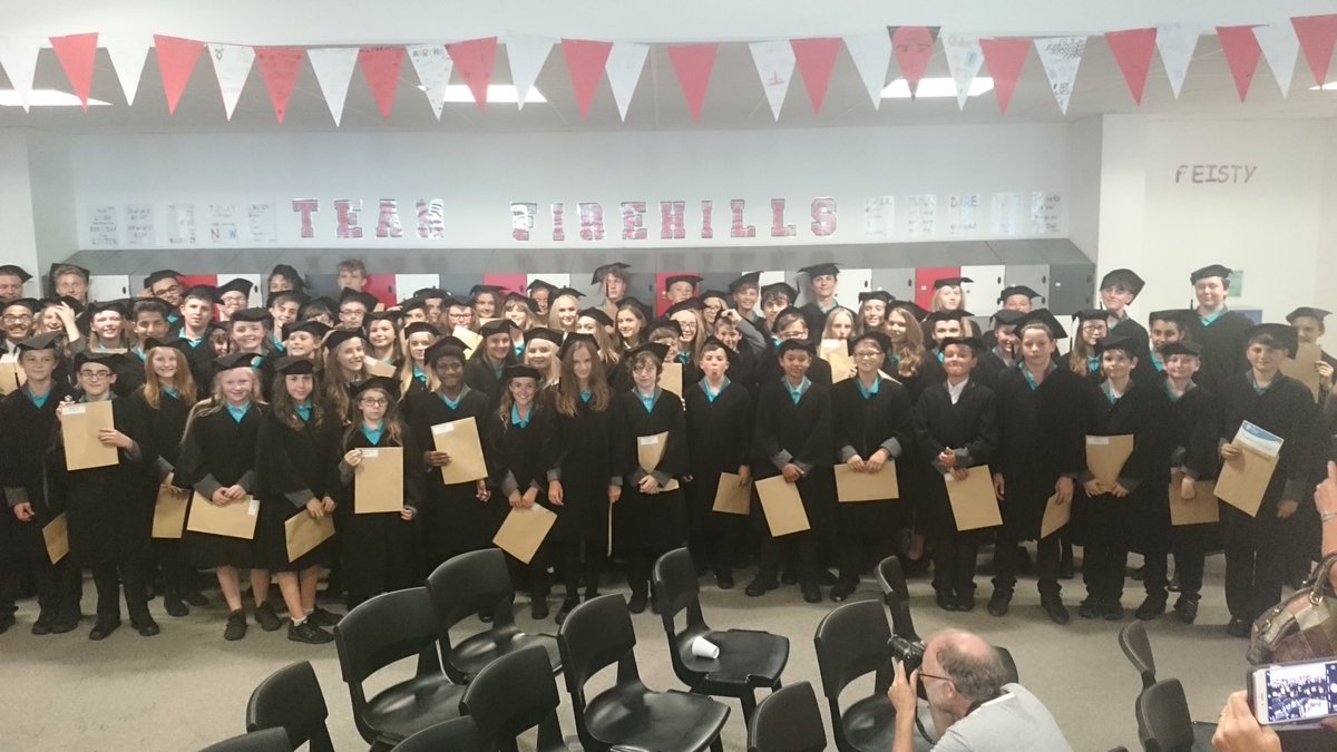 Mrs_T_White's tweet photo. Fantastic evening seeing Team Firehills graduating tonight @hastingsacademy! So proud of you all #pridethroughsuccess #p2s #graduates2017 https://t.co/mokszyJwdd