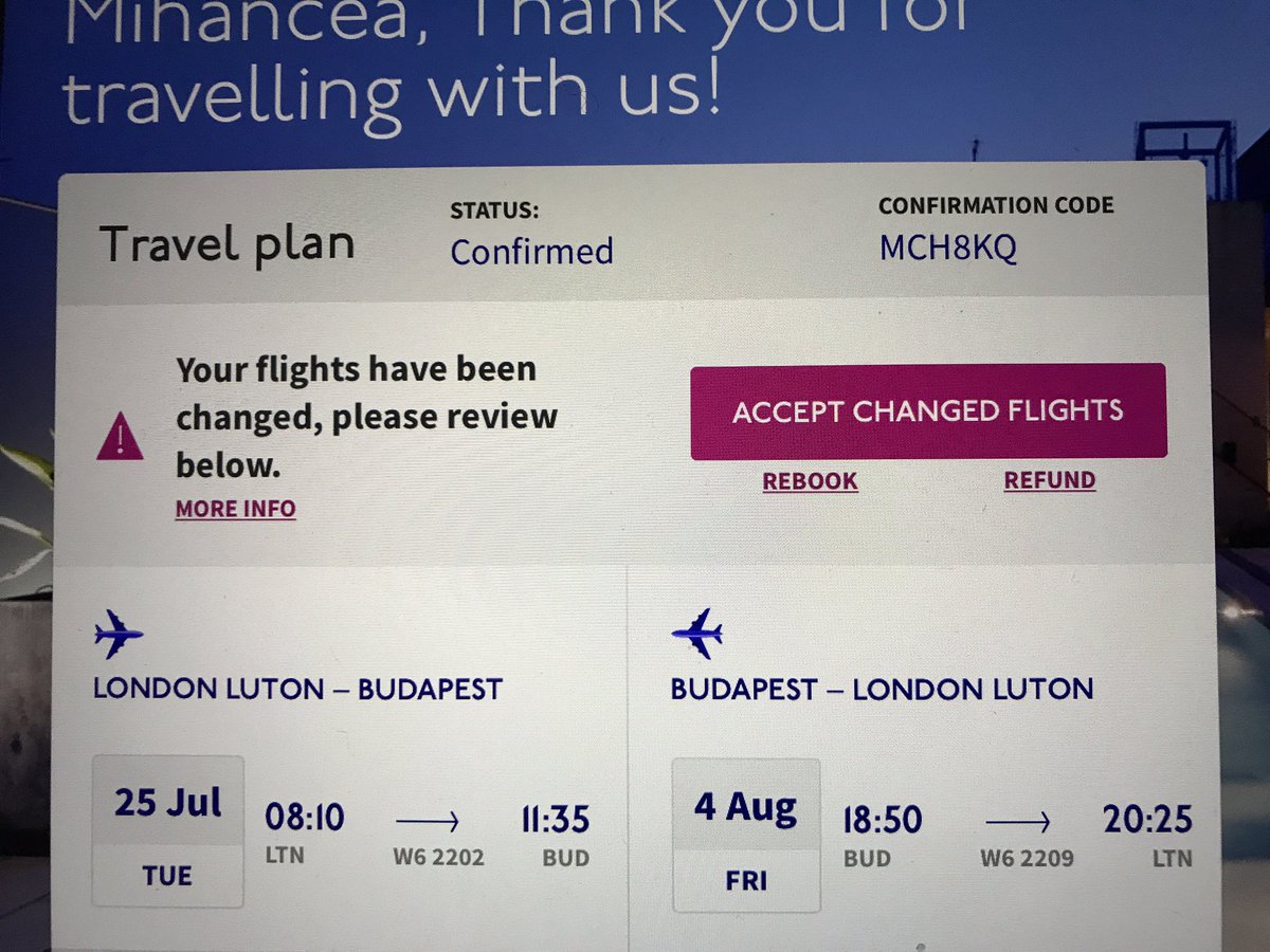 jfulford14's tweet photo. @wizzair - My friend has checked into her flight, and now it's coming up with this,... what does she need to do #notahappycustomer https://t.co/5A0tBiFD5H