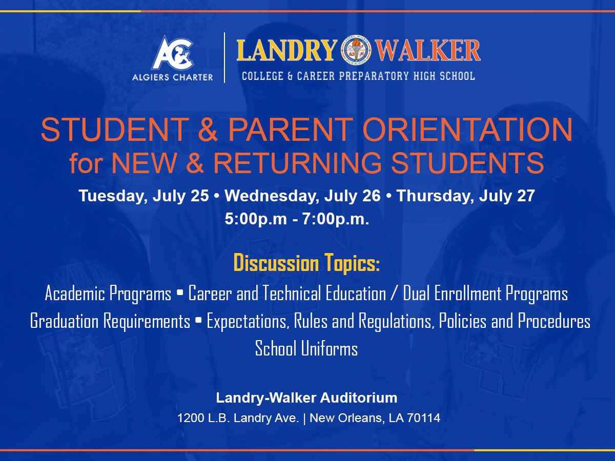 ATTENTION PARENTS &amp; STUDENTS