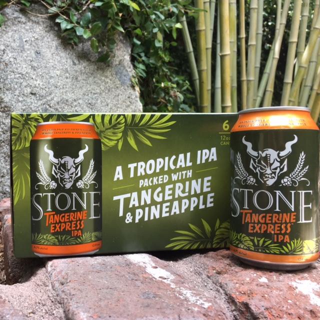 StoneStore's tweet photo. Fri, July 21, all Company Stores will b releasing Stone Tangerine Express IPA 12oz cans.  6packs will b avail for $11 + tax &amp; crv https://t.co/ld0KxXrGjZ