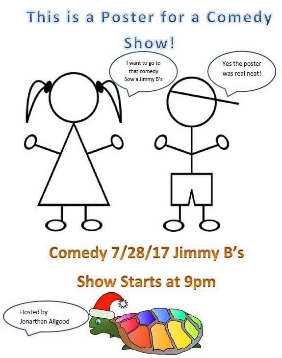 same_probs's tweet image. @hypochandrea &amp;amp; @SaraRooker are both on this comedy showcase July 28th at Jimmy B's! Free show! Maybe a #SameProblems skit will occur?