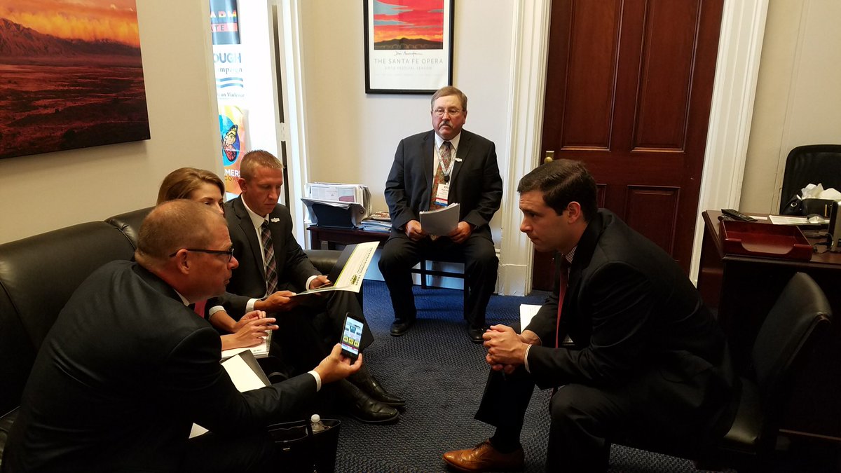 wlheckman_mark's tweet photo. Thank you @RepLujanGrisham and her staff for support &amp;understanding #tradematters and hearing @iowa_corn story of how #ethanol works #rvpfix https://t.co/LNEBIcXLaK