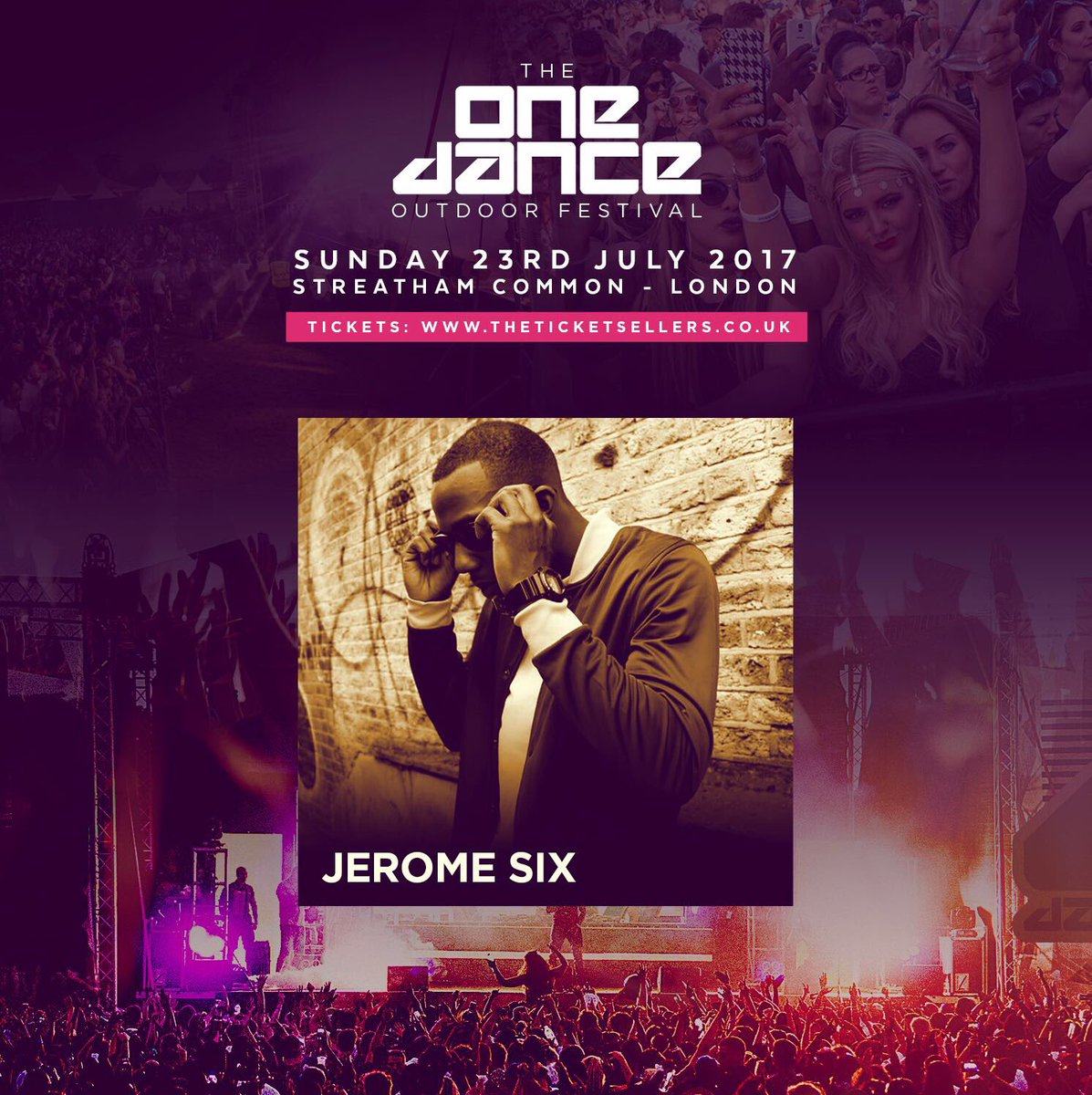 So, Sunday I'll Be Making My Festival Debut At One Dance - Set Time 3:45 At The Asylum Stage, Buzzing!!

#JeromeSix #House #OneDanceFestival