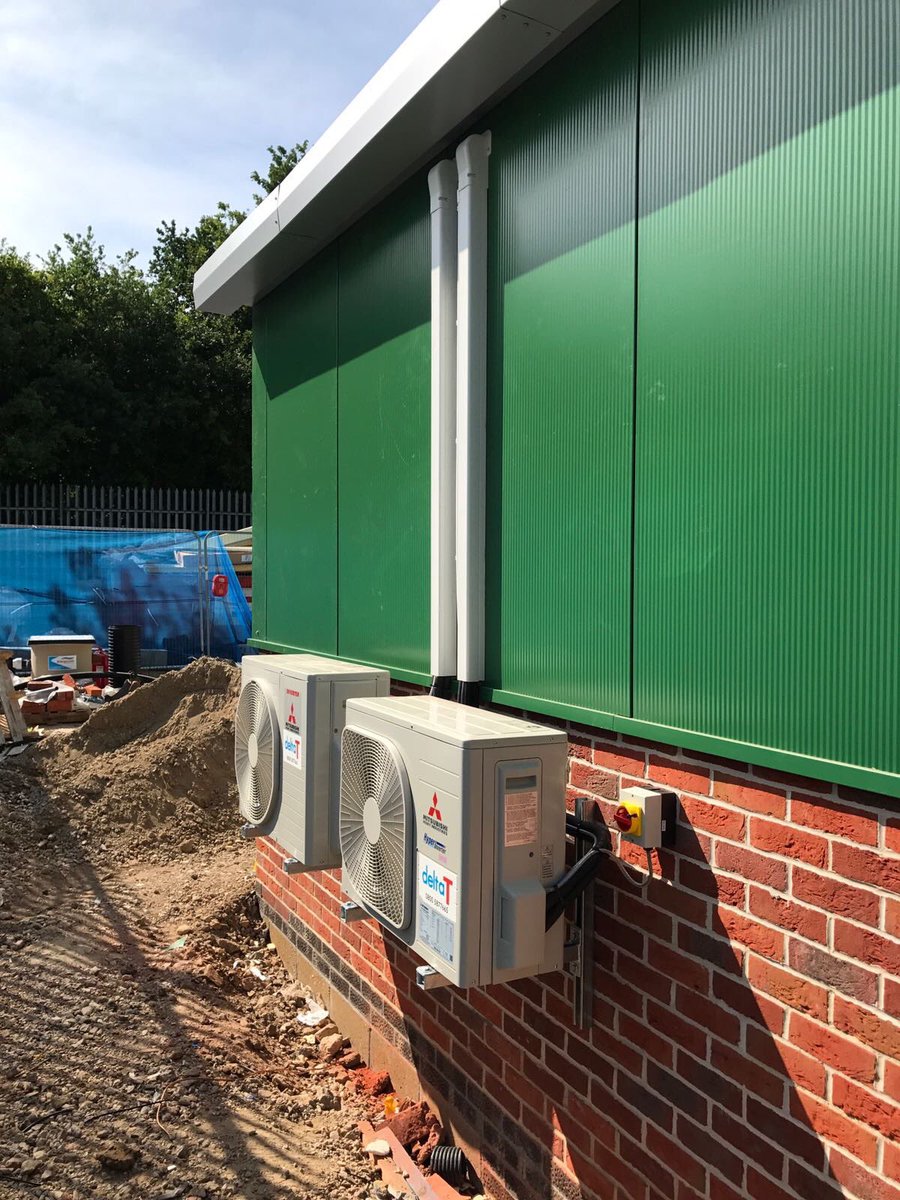 _DeltaT's tweet photo. Great work by delta T engineer Alex working on the new extension AC at JD Classic Maldon Essex https://t.co/kSmXuzs0Fs