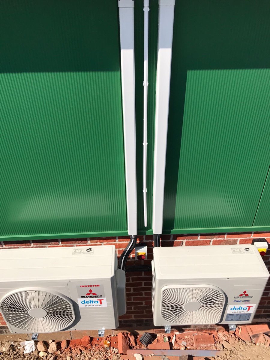 _DeltaT's tweet photo. Great work by delta T engineer Alex working on the new extension AC at JD Classic Maldon Essex https://t.co/kSmXuzs0Fs