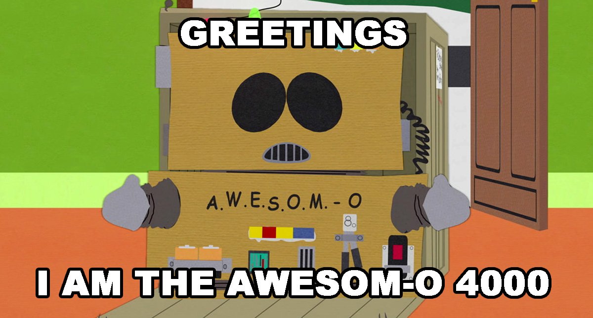 SouthPark's tweet photo. Whoa! What a huge package! https://t.co/lqg2cwihMW