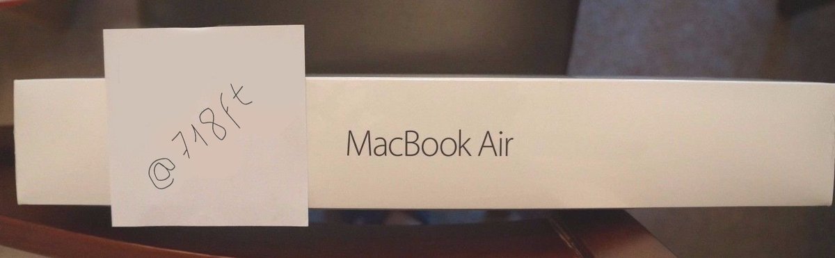 718ft's tweet photo. MACBOOK AIR GIVEAWAY!

To Enter:(checking)
-Follow @718ft 
-Tag 3 friends to RT + you
-Turn ON Notifications 
-Show proof (tweet/dm) 
 
GL❤️ https://t.co/ulGhaU7kCA