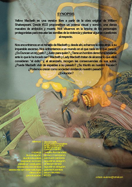 dobleversion's tweet photo. Agradecida de haber podido hacer la cartelería a #YellowMacbeth que se podrá disfrutar en @festivalalmagro dentro del #ClasicOff @nave_73 https://t.co/T3CRjJmsUS