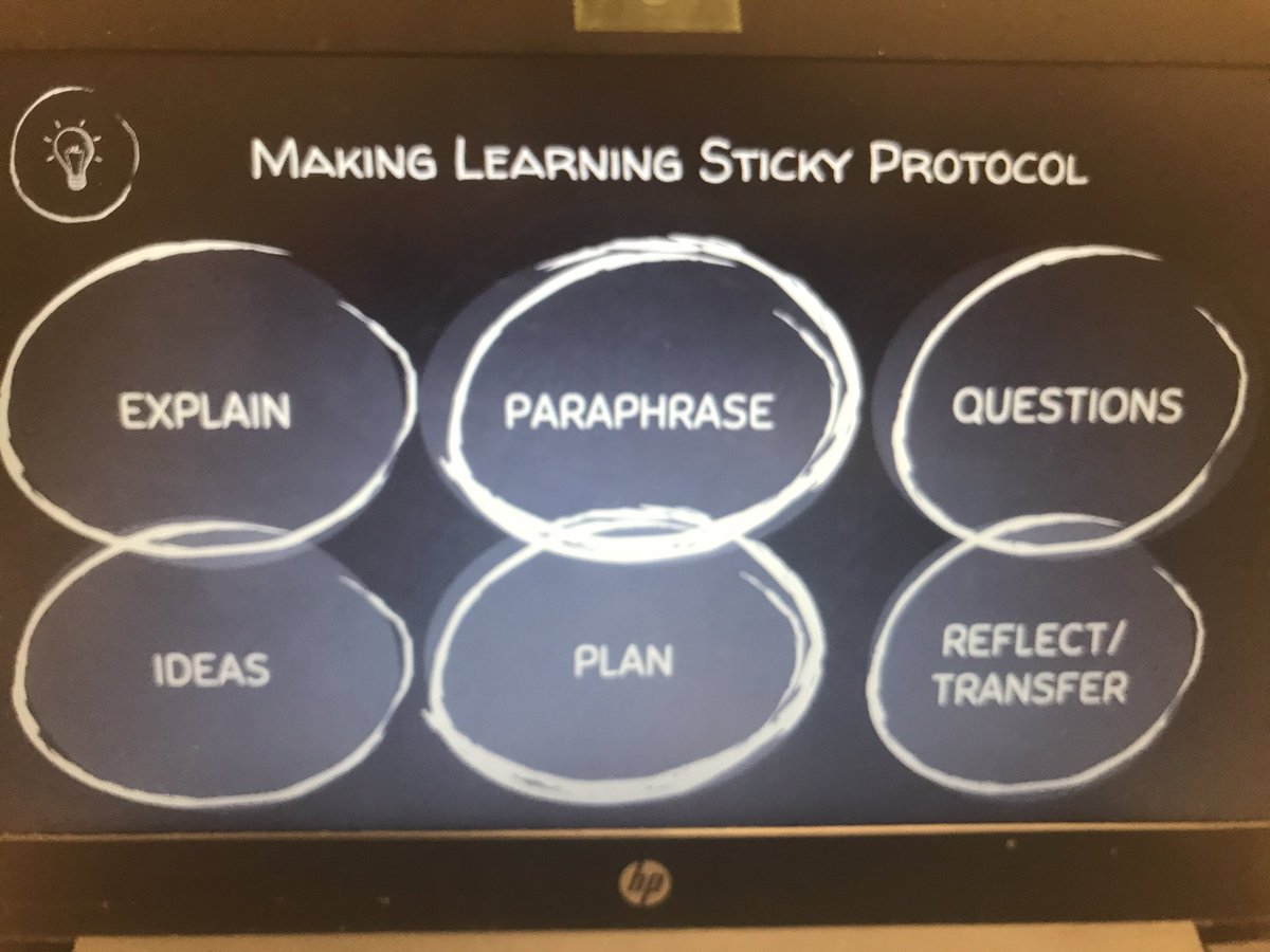 MrJames5th's tweet photo. Learning how to "Make Learning Sticky" from @ideaguy42 #northproud #JR2Proud #EdTechTeam @drmcclard @dannambruns https://t.co/Ox1LJQT2Ec