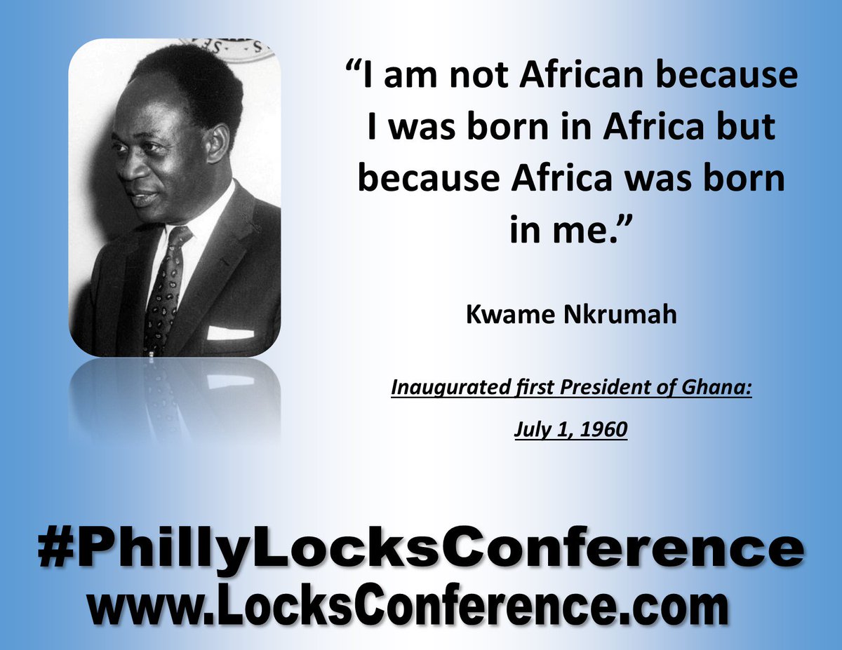 PhillyLocksConf's tweet photo. Honoring Kwame Nkrumah for extraordinary contributions to our-story and our legacy! #PhillyLocksConference https://t.co/yF9ZjM5d0X