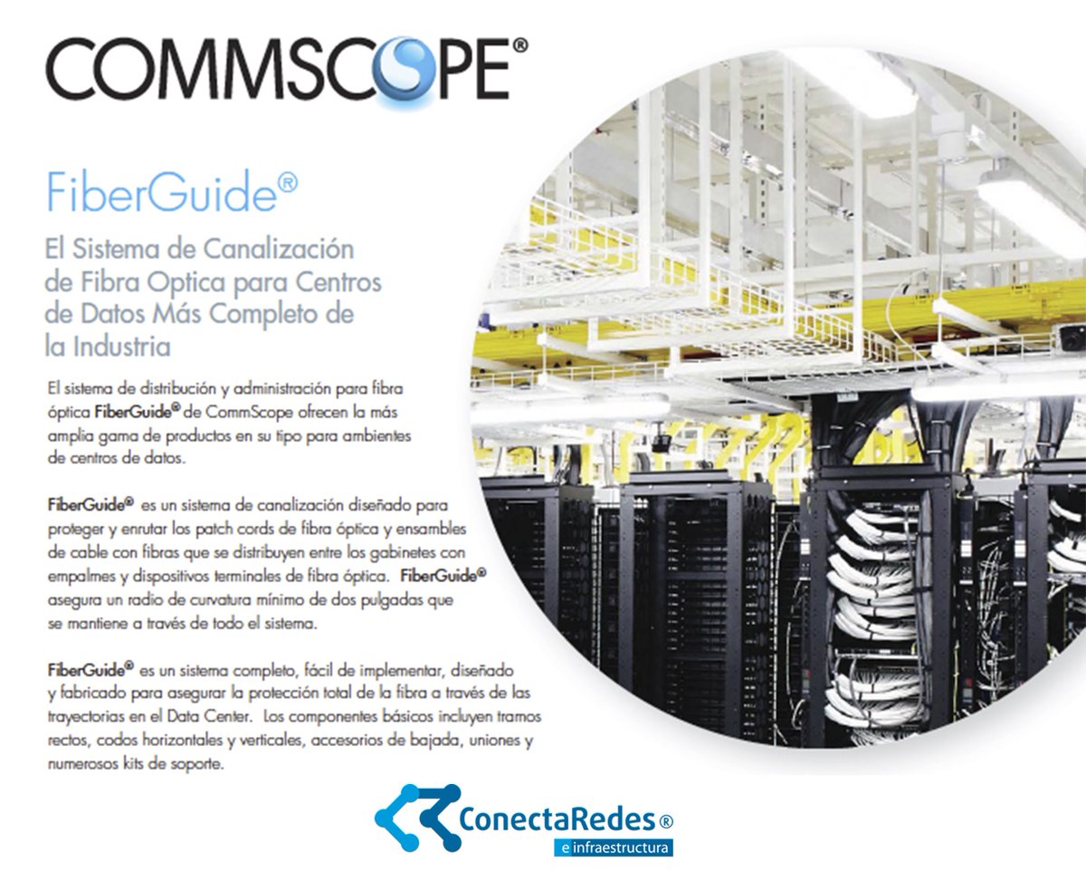 ConectaRedes's tweet photo. FIBER GUIDE - CANALIZACIÓN DE FIBRA ÓPTICA - SOLUCIÓN DE @CommScope Y #conectaredes más información en: https://t.co/Oj81cZnFRY https://t.co/vOxrJHJWXe