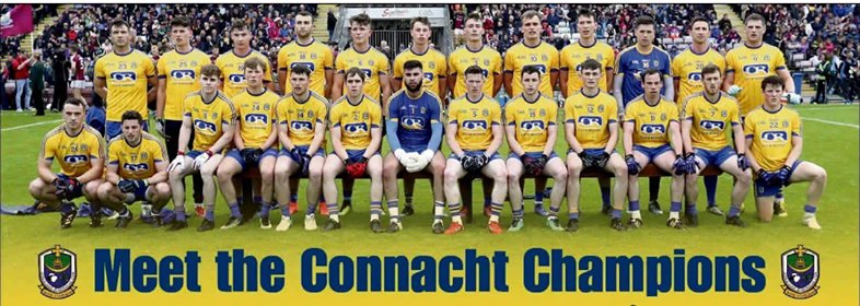 Meet the Connacht Champions instore Friday 21 July 12pm - 1pm and get your photo taken with the Nestor Cup #UpRos #RosGAA